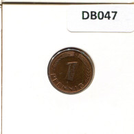 1 PFENNIG 1950 G WEST & UNIFIED GERMANY Coin #DB047.U.A - 1 Pfennig