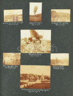 1915-1916 I. Világháborús Fotóalbum, Olasz Front (Görz/Gorizia, Doberdó, Rubia, Biglia, Stb.), érdekes Képekkel: Lövészá - Other & Unclassified