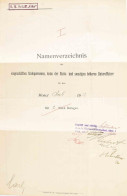 1912 Az S.M.S. Gäa Az 1912 Júliusában Fedélzetre Lépett Személyekről. A Parancsnok Aláírásával és A Hajó Pecsétjével, Al - Andere & Zonder Classificatie