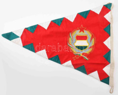 Magyar Néphadsereg Folyami Flottila árbócszalag. (Wimpel) 60x80 Cm . Hungarian People's Army River Flotilla Mast Ribbon. - Autres & Non Classés
