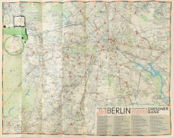 1936 A Belrini Olimpia Térképe Többnyelvű Kiadás. / Map Of The Berlin Olympic Games. - Sonstige & Ohne Zuordnung