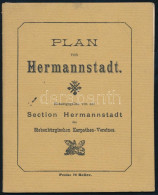 Plan Von Hermannstadt 1907., 1:8,000, Hrsg. Von De Section Hermannstadt Des Siebenbürgischen Karpathen-Vereines. Wien, G - Altri & Non Classificati
