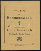 Plan Von Hermannstadt 1907., 1:8,000, Hrsg. Von De Section Hermannstadt Des Siebenbürgischen Karpathen-Vereines. Wien, G - Sonstige & Ohne Zuordnung