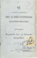 Cca 1890 A Felsőmagarországi Bánya- és Kohómű-Részvénytársaság Alapszabályai Magyar és Német Nyelven, Kiadja: Posner Kár - Non Classés