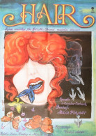1979 Balla Margit (1947-): Hair C. Amerikai Film Plakátja, Magyar Hirdető, MOKÉP, Bp., Offset-ny., Hajtott, 81x56 Cm - Autres & Non Classés