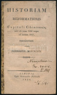 Möckesch, Frid. (Möckesch Frigyes) Historiam Reformationis Capituli Cibiniensis Inde Ab Anno 1526 Usque Ad Annum 1545 Su - Sin Clasificación