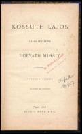 Horváth Mihály: Kossuth Lajos újabb Leveleire. Pest, 1868, Ráth Mór (Bécs, Holzhausen Adolf-ny.), 131 P. Második Kiadás. - Sin Clasificación