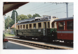 GAIS Bahnhof Mit Bahn St-Gallen-Gais-Appenzell (Photo 1989) - Gais