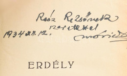 Móricz Zsigmond: Erdély. A Szerző, Móricz Zsigmond (1879-1942) író által Roóz Rezső (1879-1963) újságíró, Szerkesztő Rés - Ohne Zuordnung