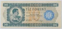 1946. 10Ft "A 085 001006" T:F Szép, Erős Papír, Apró Foltok / Hungary 1946. 10 Forint "A 085 001006" C:F Fine, Strong Pa - Unclassified