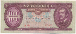 1960. 100Ft "B 344 067602" T:UNC / Hungary 1960. 100 Forint "B 344 067602" C:UNC Adamo F30 - Non Classés