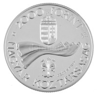 1996. 2000Ft Ag "Ötvenéves A Forint", "PRÓBAVERET" Jelzéssel, Kapszulában T:PP / Hungary 1996. 2000 Forint Ag "Ötvenéves - Non Classificati