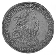 1633K-B Tallér Ag "II. Ferdinánd" Körmöcbánya (28,71g) T:XF,VF Ph. / Hungary 1633K-B Thaler Ag "Ferdinand II" Kremintz ( - Non Classificati