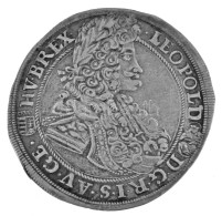 1698K-B 1/2 Tallér Ag "I. Lipót" Körmöcbánya (14,21g) T:XF Ph. / Hungary 1698K-B Thaler Ag "Leopold I" Kremnitz (14,21g) - Unclassified