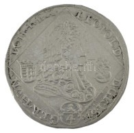 1702N-B 1/4 Tallér Ag "I. Lipót" Nagybánya (6,65g) T:XF,VF Karc, Ph /  Hungary 1702N-B 1/4 Thaler Ag "Leopold I" Baia Ma - Ohne Zuordnung