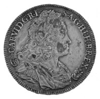 1734K-B Tallér Ag "III. Károly" Körmöcbánya (28,8g) T:XF Patina / Hungary 17343K-B Thaler Ag "Charles III" Kremnitz (28, - Unclassified