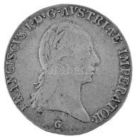 1823G 1/2 Tallér Ag "I. Ferenc" Nagybánya (13,98g) T:VF / Hungary 1823G 1/2 Thaler Ag "Franz I" Baia Mare (13,98g) C:VF  - Zonder Classificatie