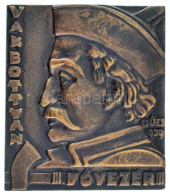 Csúcs Ferenc (1905-1999) 1939. "Vak Bottyán Fővezér" Egyoldalas Bronz Plakett (68x59mm) T:UNC /  Hungary 1939. "Vak Bott - Sin Clasificación