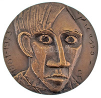 Farkas István Béla (1915-2005) DN "Picasso" Kétoldalas Bronz Emlékérem (~87-88mm) T:AU,XF / Hungary ND "Picasso" Double- - Sin Clasificación