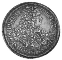 Ausztria 1717. Tallér Ag "VI. Károly" (28,61g) T:XF Patina / Austria 1717. Thaler Ag "Charles VI" (28,61g) C:XF Patina K - Non Classés