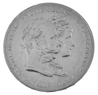 Ausztria 1879. 2G Ag "I. Ferenc József és Erzsébet / Ezüstlakodalom" T:XF Ph / Austria 1879. 2 Gulden Ag "Franz Joseph A - Unclassified
