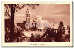 CPA Exposition Coloniale Internationale Paris 1931 Algerie Minaret - Esposizioni