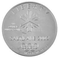 Amerikai Egyesült Államok 2002P 1$ Ag "Téli Olimpia Salt Lake City" T:UNC USA 2002P 1 Dollar Ag "Winter Olympics Salt La - Zonder Classificatie