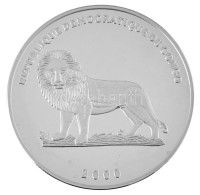 Kongó 2000. 10Fr Ag "2000. évi Olimpiai Játékok Sydney - Tollaslabda" T:PP Kis Felszíni Karc, Folt, Ujjlenyomat / Congo  - Non Classificati