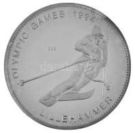 Zambia 1994. 20K Ag "Téli Olimpia - Lillehammer" T:PP Halvány Patina / Zambia 1994. 20 Kwacha Ag "Winter Olympics - Lill - Ohne Zuordnung