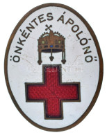 ~1930-1940. "Önkéntes ápolónő" Zománcozott Fém Jelvény (39x49mm) T:XF Karcolások ~1930-1940. "Voluntary Nurse" Enamelled - Sin Clasificación