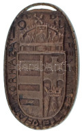 Zutt Richard (1887-1938) 1914. "Pénzintézetek Hadikórháza" Bronz Ovális Emlékérem (48x29mm) T:AU / Hungary 1914. "Milita - Zonder Classificatie