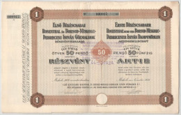 Miskolc 1936. "Első Békéscsabai Rosenthal és Borsod-Miskolc-Debreceni István Gőzmalmok Részvénytársaság" Részvénye 50P-r - Zonder Classificatie