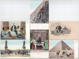 ** Egyiptom 28 Db Régi Képeslap / Egypt 28 Old Postcards - Non Classés