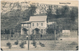 T2 1911 Balatonaliga, Aliga (Balatonvilágos); Kuthy Villa. Novák Jenő Kiadása - Ohne Zuordnung