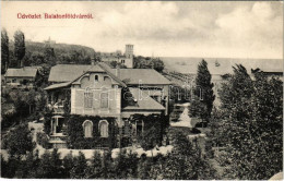 T2/T3 1907 Balatonföldvár, Nessi Villa. Gerendai Gyula Kiadása (fl) - Ohne Zuordnung