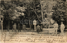 T3 Balatonfüred, Füred; Park Részlet, Meghívó Az Anna Bálra. Balázsovich Gyula Kiadása (EB) - Ohne Zuordnung