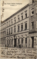 T2/T3 1924 Budapest VI. Szt. Teréz Intézet, Római Katolikus Kisdedóvó, Elemi Polgári Leány Iskola, Címfestő, Huba Katica - Zonder Classificatie