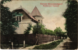 T2/T3 1913 Budapest XVI. Rákosszentmihály, Erzsébet Utcai Villa Részlet (EK) - Zonder Classificatie