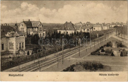 * T3 1917 Budapest XVI. Mátyásföld, Mátyás Király Tér, Villák. Varga Sándor Kiadása (Rb) - Non Classés