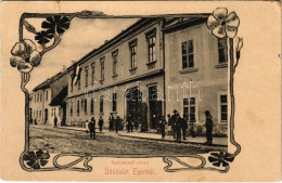 * T2/T3 Eger, Széchenyi Utca. Art Nouveau, Floral (fl) - Ohne Zuordnung