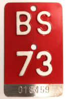 Velonummer Basel Stadt BS 73 - Placas De Matriculación