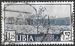 LIBIA - 1939 - 13° FIERA DI TRIPOLI - LIRE 1,25. - USATO (YVERT 78 - MICHEL 101 - SS 162) - Libya