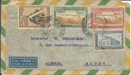 BRESIL LETTRE PAR AVION  5$40  RIO BRANCO POUR ALGER ( ALGERIE ) DE 1946 LETTRE COVER - Lettres & Documents