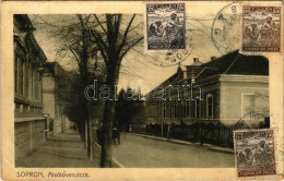 T2/T3 1921 Sopron, Alsólövér Utca. Piri Dániel Kiadása, TCV Card (fl) - Non Classificati