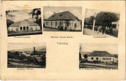 T2/T3 1933 Tolmács (Nógrád), Herzfeld Kastély, Vasútállomás, Római Katolikus Templom és Iskola, Hősök Szobra, Bischitz Á - Unclassified