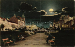 T2/T3 1913 Arad, Kossuth Park Este / Park At Night (EK) - Unclassified