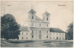 T2/T3 1914 Arad, Vártemplom. Ingusz J. és Fia Kiadása / Castle Church (EK) - Non Classificati