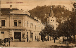 * T2/T3 1927 Barcarozsnyó, Rozsnyó, Rasnov, Rosenau; Vár, R. & K. Welkens üzlete és Saját Kiadása / Castle, Publisher's  - Unclassified