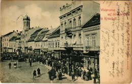 T3 1899 (Vorläufer) Brassó, Kronstadt, Brasov; Wintercorso Auf Der Kornzeile / Búzasor Télen, Piac, Servatius & Graeff ü - Ohne Zuordnung