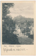 T2 1915 Kőhalom, Reps, Rupea; Feljárat A Várhoz. Johanna Gunesch Kiadása / Road To The Castle - Ohne Zuordnung